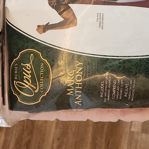 Marc Anthony Adult Roman Costume, Standard Size Fits Up to 44 Jacket Size - Picture 11 of 12